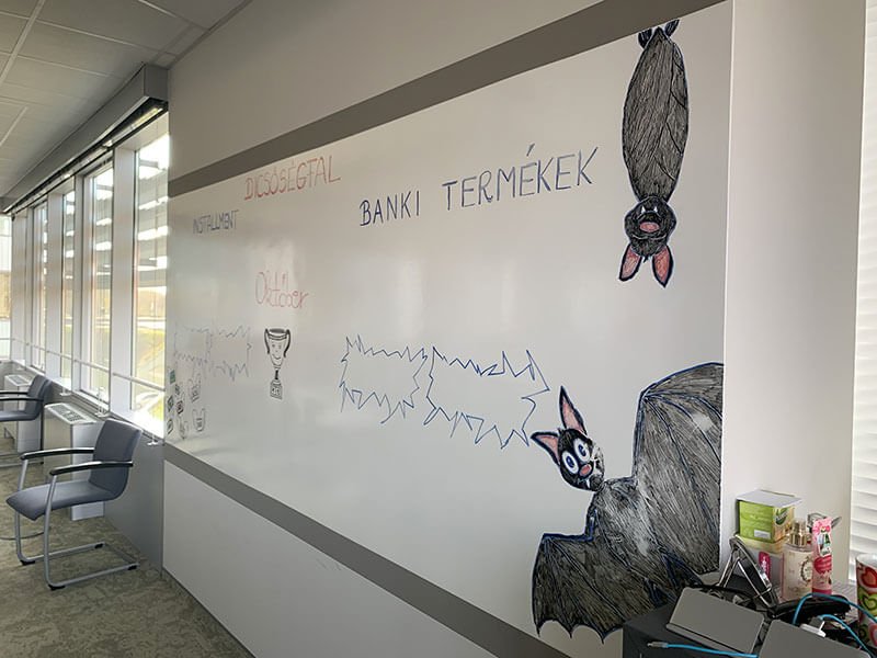 Whiteboard festék